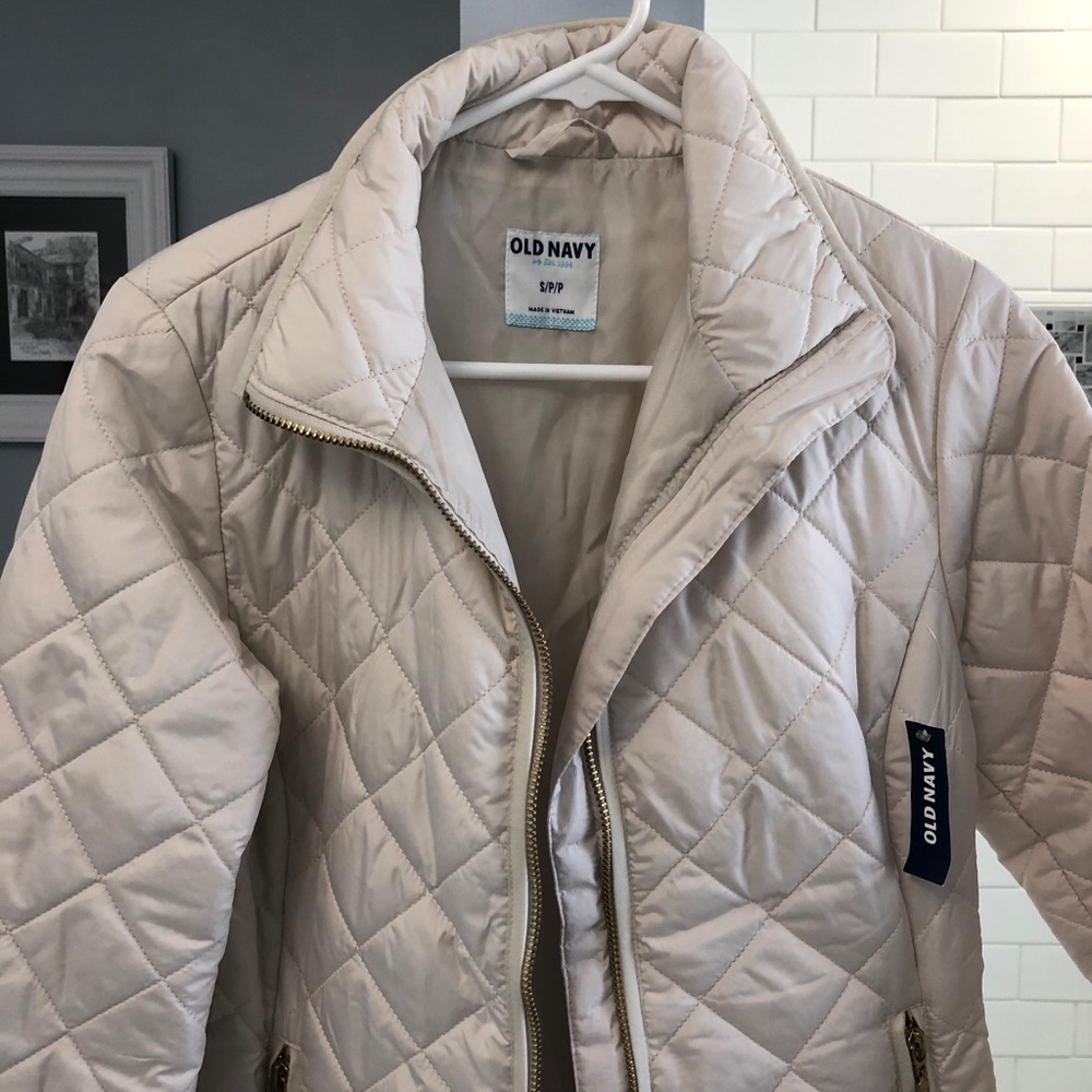 Silver/Cream Jacket from Old Navy NWT